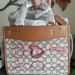 ❌SOLD❌ NWT Coach x Tom Wesselmann Jacquard Rogue 25